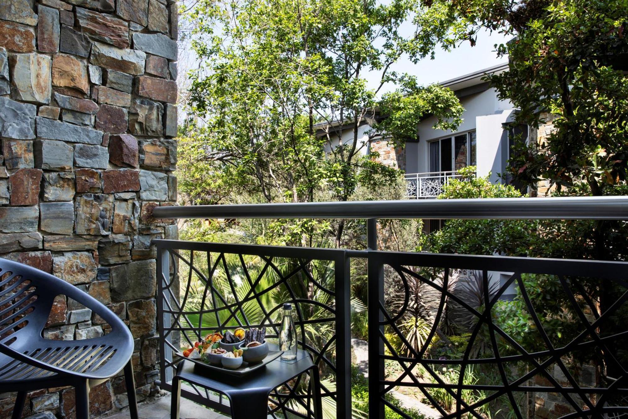 Seven Villa Hotel & Spa Johannesburg Exterior photo View from the balcony of a guest room at the hotel